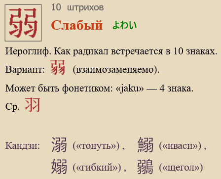 Слабый